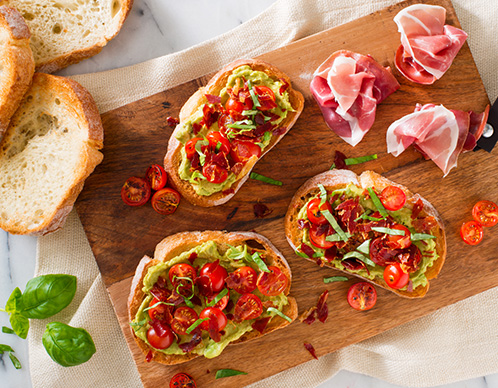 Avocado Toast with Prosciutto