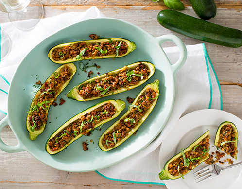 Stuffed Summer Squash