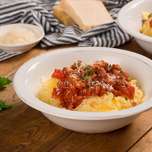 Spaghetti Squash with Pancetta