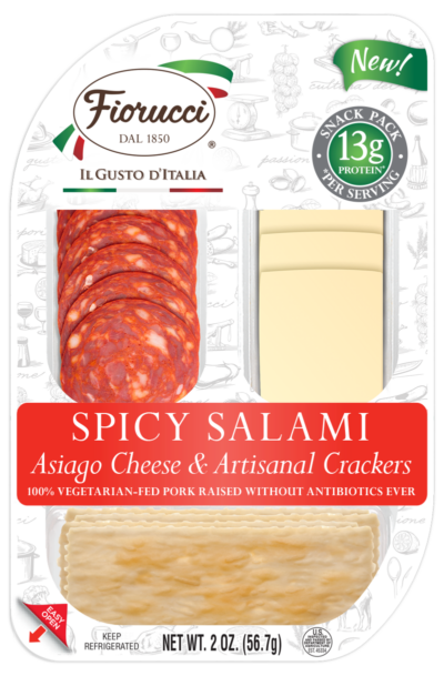 Spicy Salami & Asiago Snack Pack