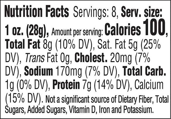 nutitional info