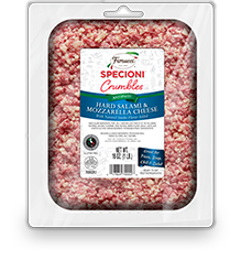 Hard Salami and Mozzarella Crumbles