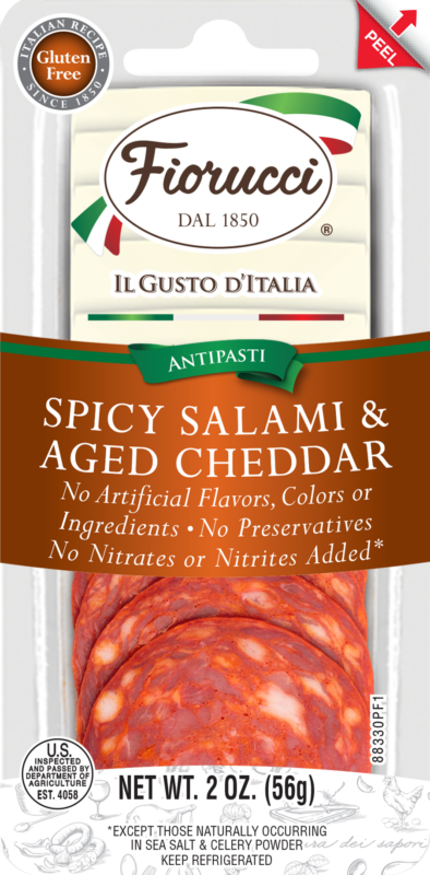 Spicy Salami & Aged Cheddar Snack Pack