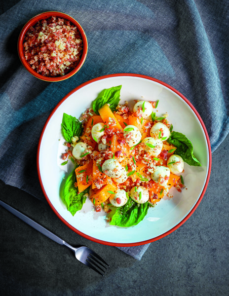 Cantaloupe and Prosciutto Salad