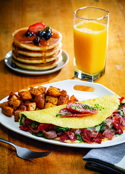 Italian-Style Omelet with Abruzzese Salami