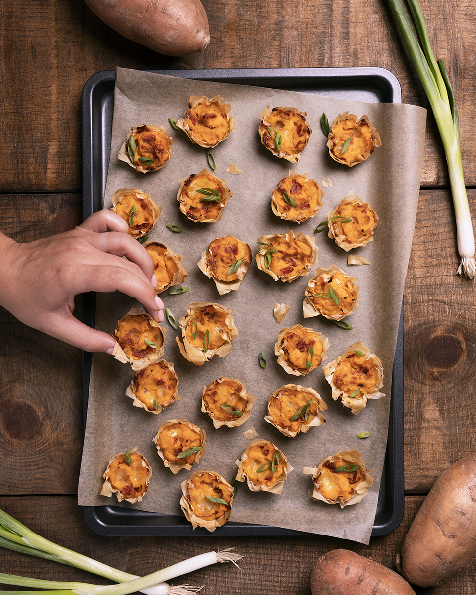 Loaded Sweet Potato Bites